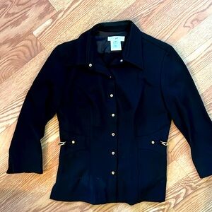 Vertigo 3/4 sleeve blazer, size Medium